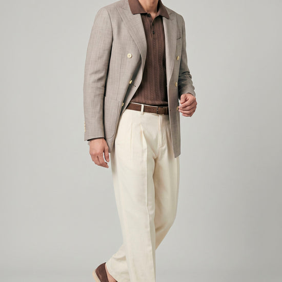 Double-breasted jacket - Loro Piana® fabrics - MONTEZEMOLO