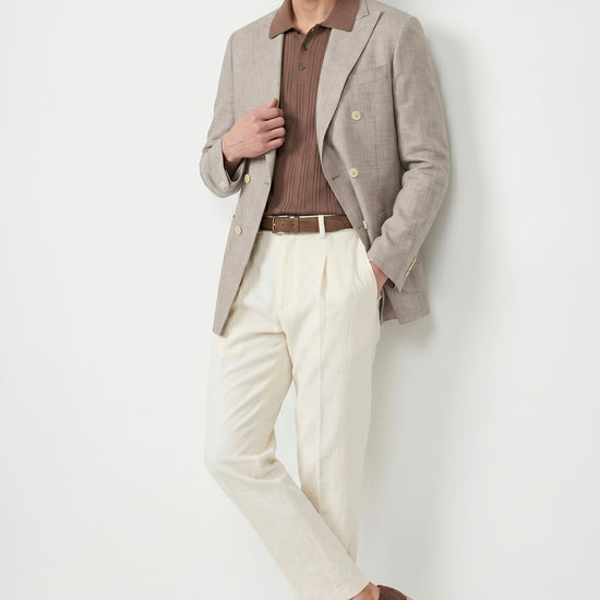 Double-breasted jacket - Loro Piana® fabrics - MONTEZEMOLO