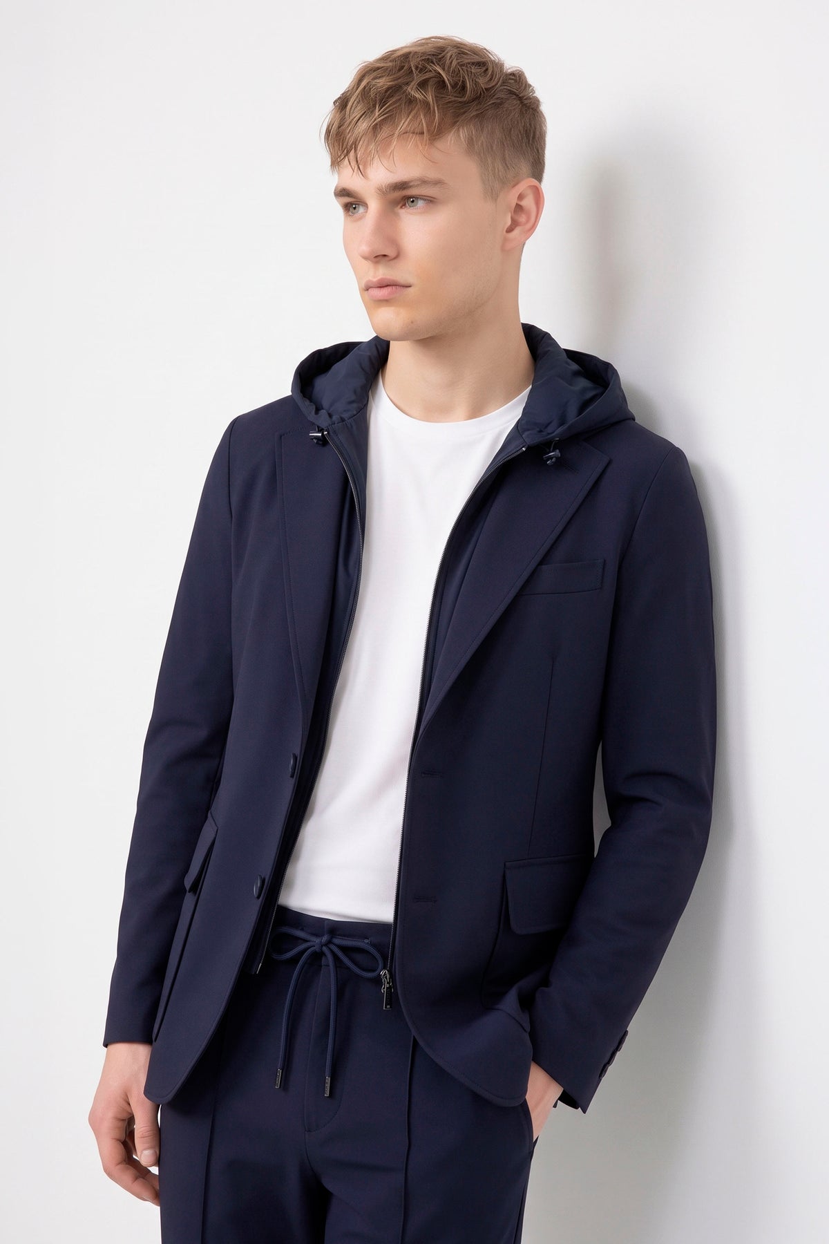 ZMART travel jacket with removable hooded bib - MONTEZEMOLO