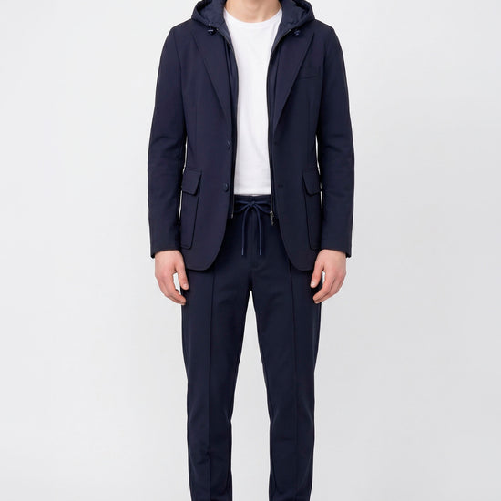 ZMART travel jacket with removable hooded bib - MONTEZEMOLO