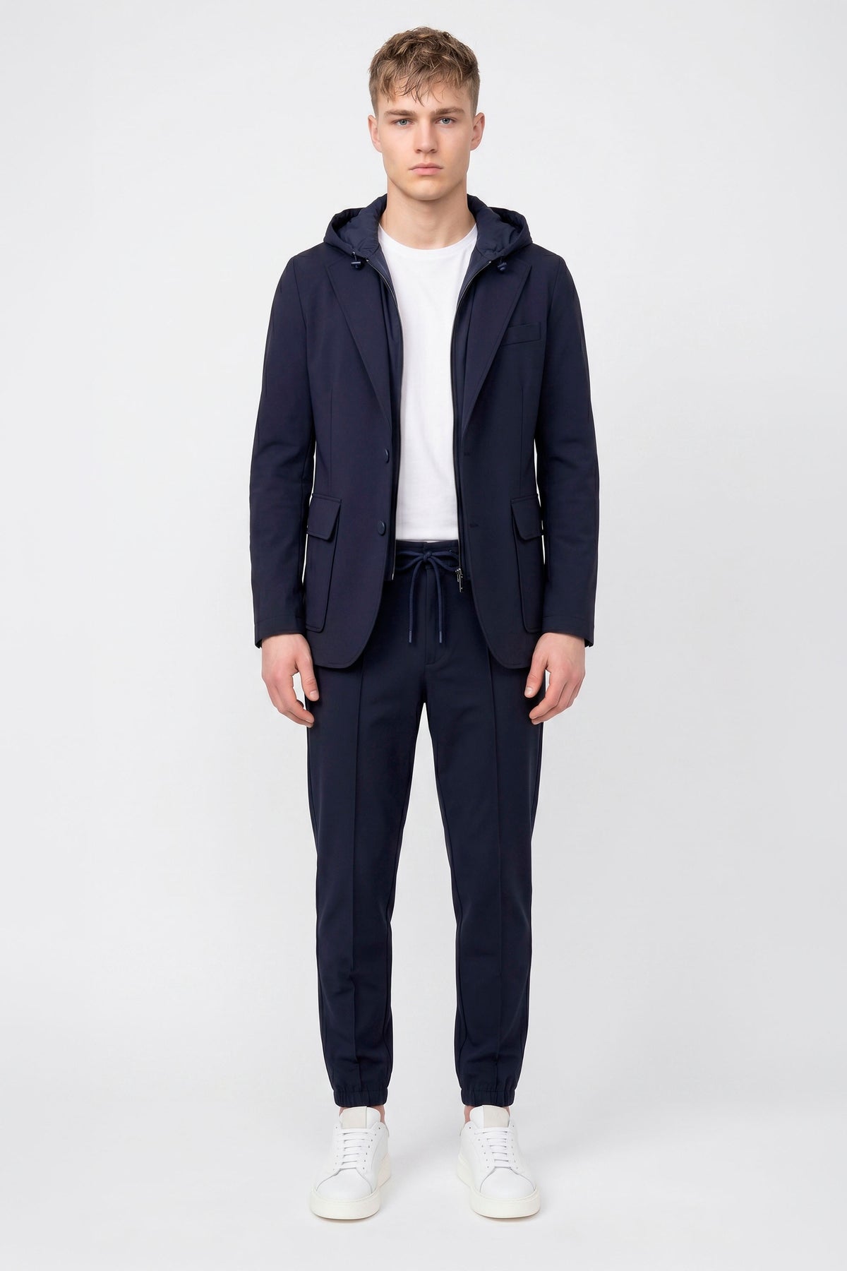 ZMART travel jacket with removable hooded bib - MONTEZEMOLO
