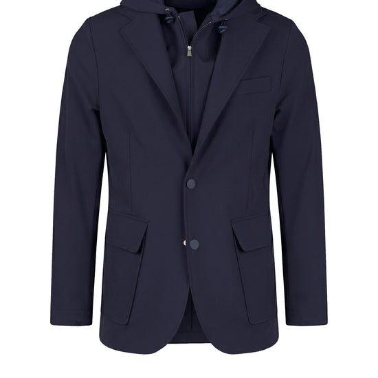 ZMART travel jacket with removable hooded bib - MONTEZEMOLO
