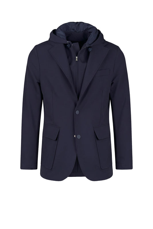 ZMART travel jacket with removable hooded bib - MONTEZEMOLO