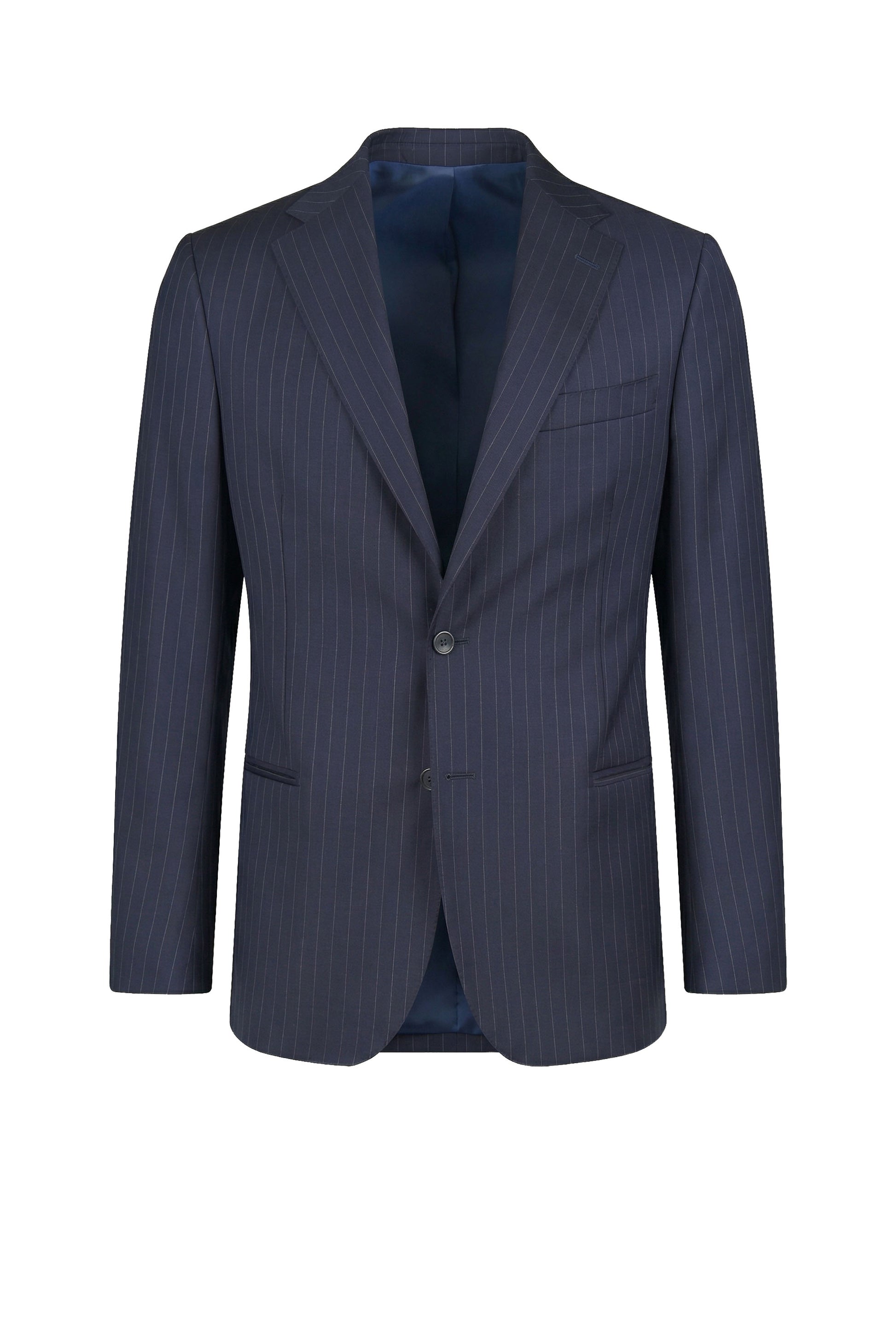 Pinstriped Fresco wool single-breasted suit - MONTEZEMOLO