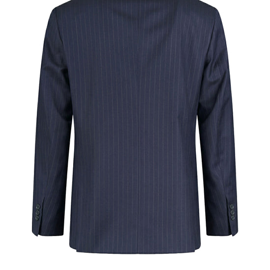 Pinstriped Fresco wool single-breasted suit - MONTEZEMOLO