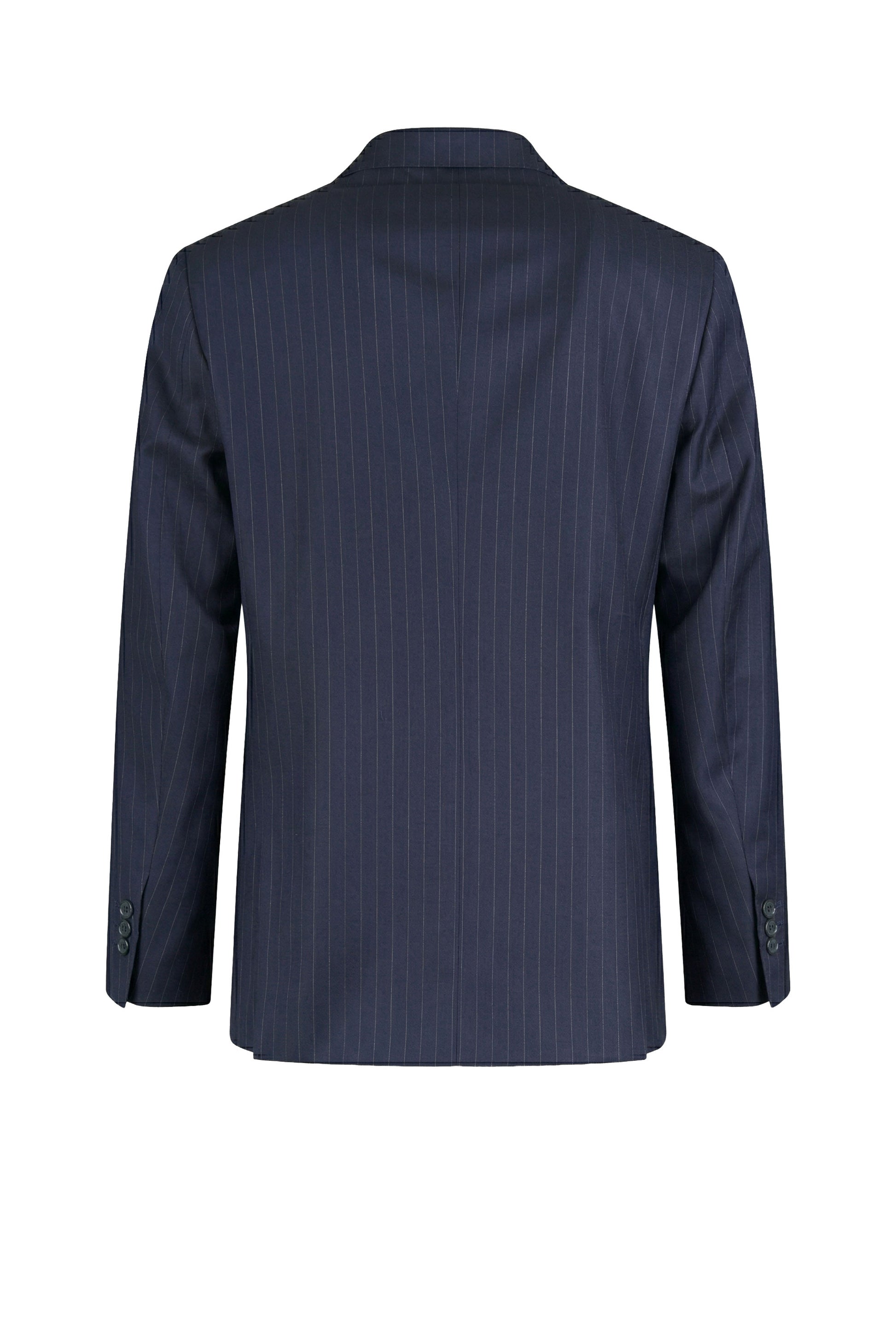 Pinstriped Fresco wool single-breasted suit - MONTEZEMOLO