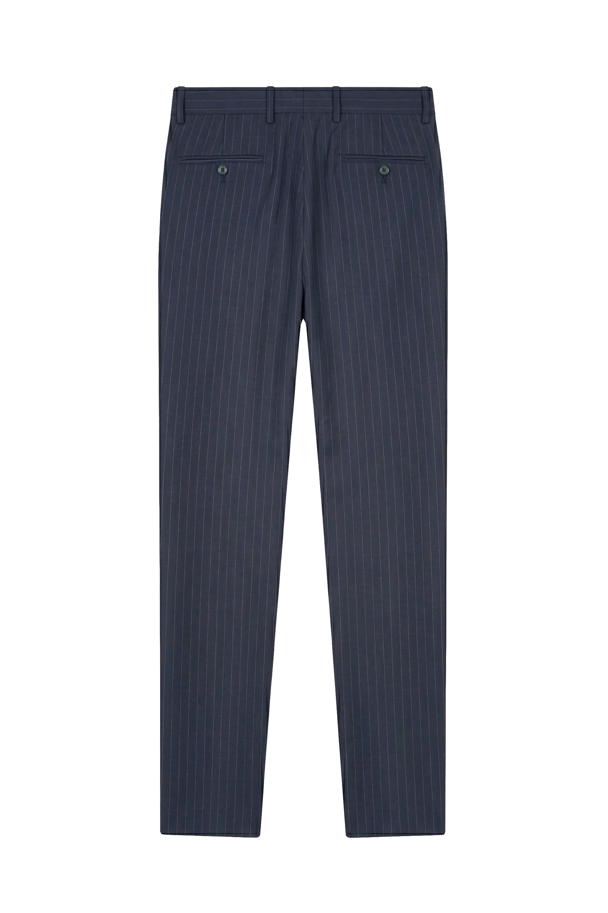 Pinstriped Fresco wool single-breasted suit - MONTEZEMOLO