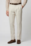 Tailored suit in linen, wool & silk - Fabrics by Ferla® - MONTEZEMOLO