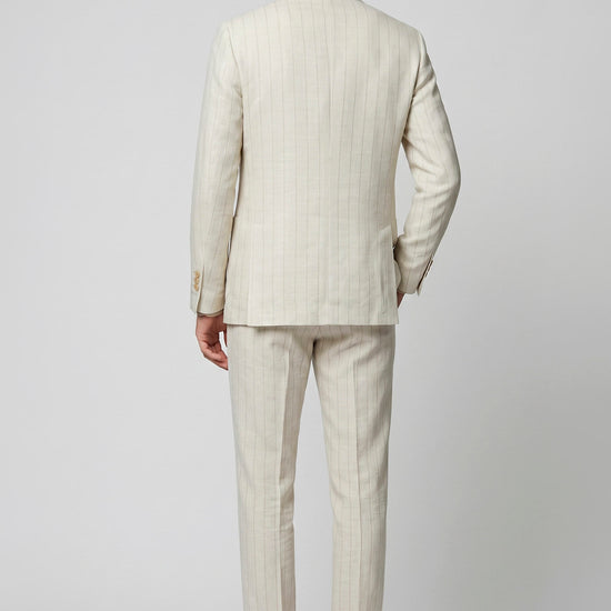 Tailored suit in linen, wool & silk - Fabrics by Ferla® - MONTEZEMOLO