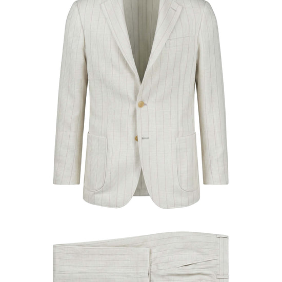 Tailored suit in linen, wool & silk - Fabrics by Ferla® - MONTEZEMOLO