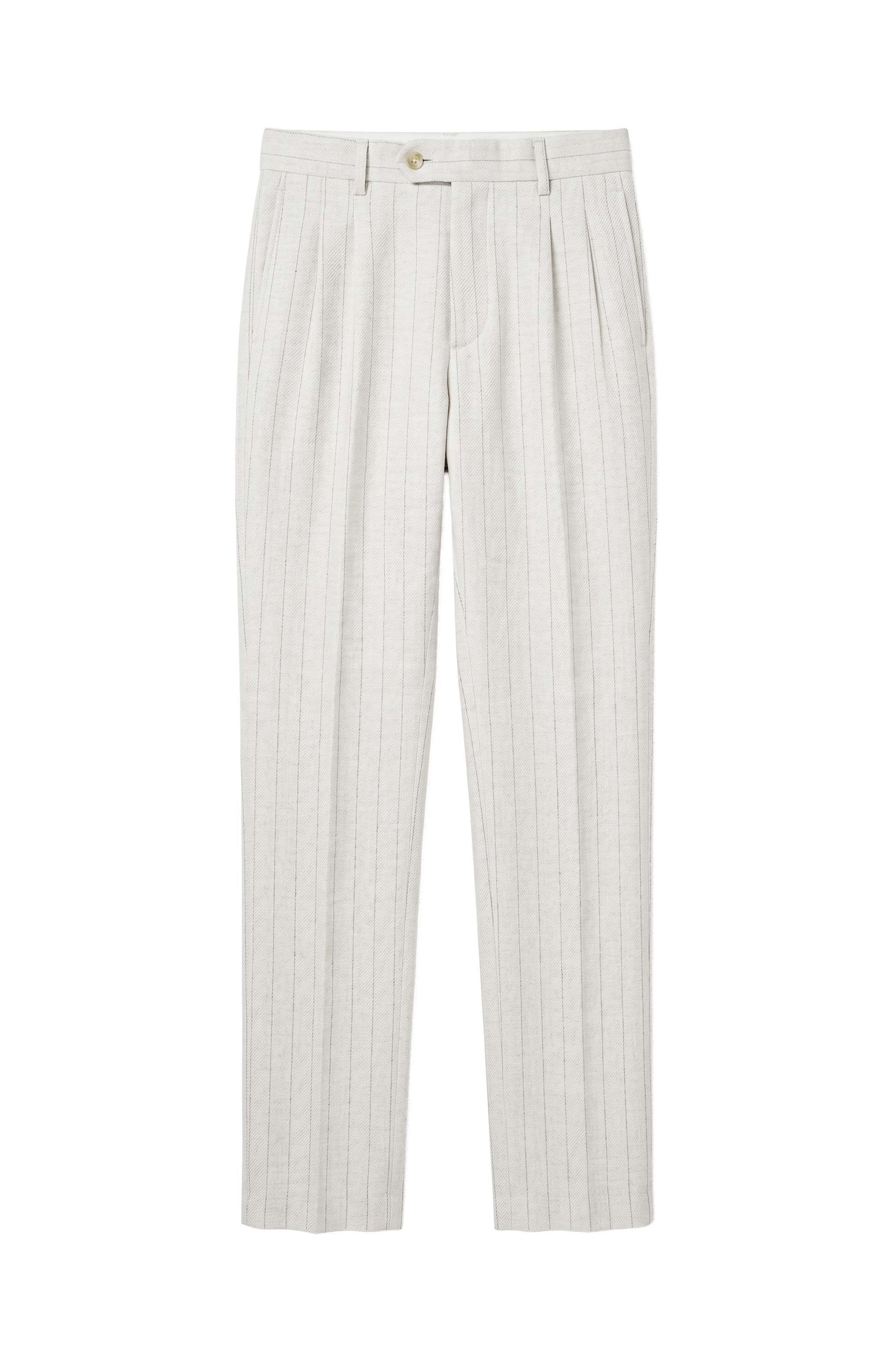 Tailored suit in linen, wool & silk - Fabrics by Ferla® - MONTEZEMOLO