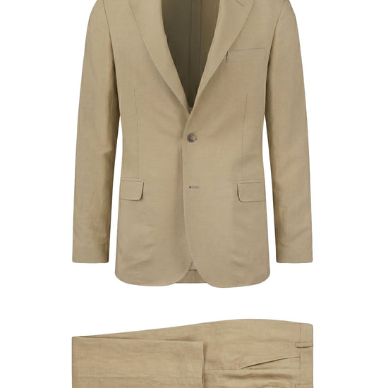 Unlined linen blend suit - MONTEZEMOLO