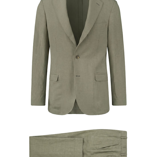 Unlined linen blend suit - MONTEZEMOLO