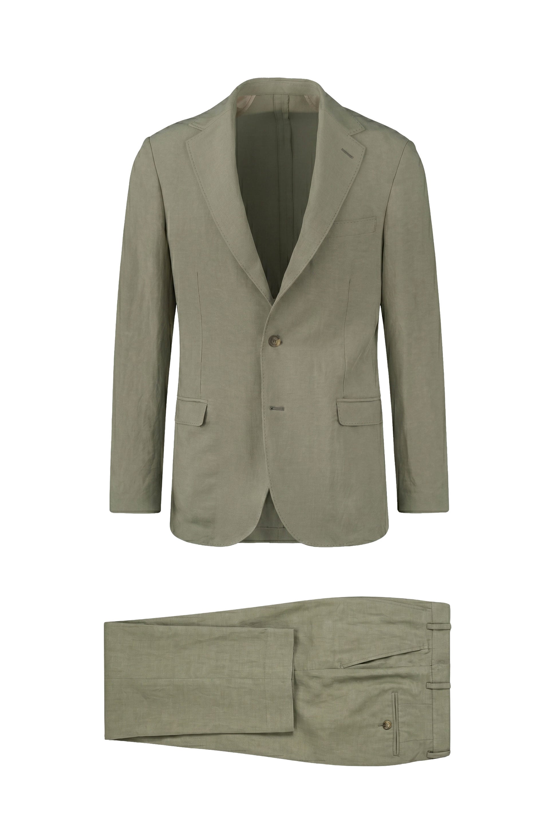Unlined linen blend suit - MONTEZEMOLO