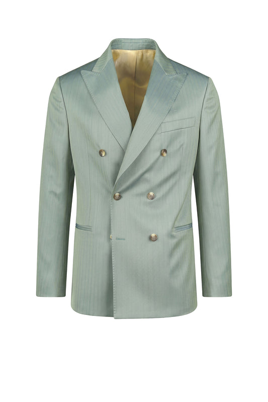 Double-breasted fresco wool suit - MONTEZEMOLO