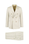 Double-breasted fresco wool suit - MONTEZEMOLO