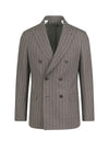 Double-breasted pinstripe suit - Loro Piana® fabrics - MONTEZEMOLO