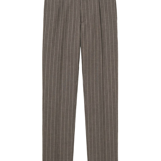 Double-breasted pinstripe suit - Loro Piana® fabrics - MONTEZEMOLO