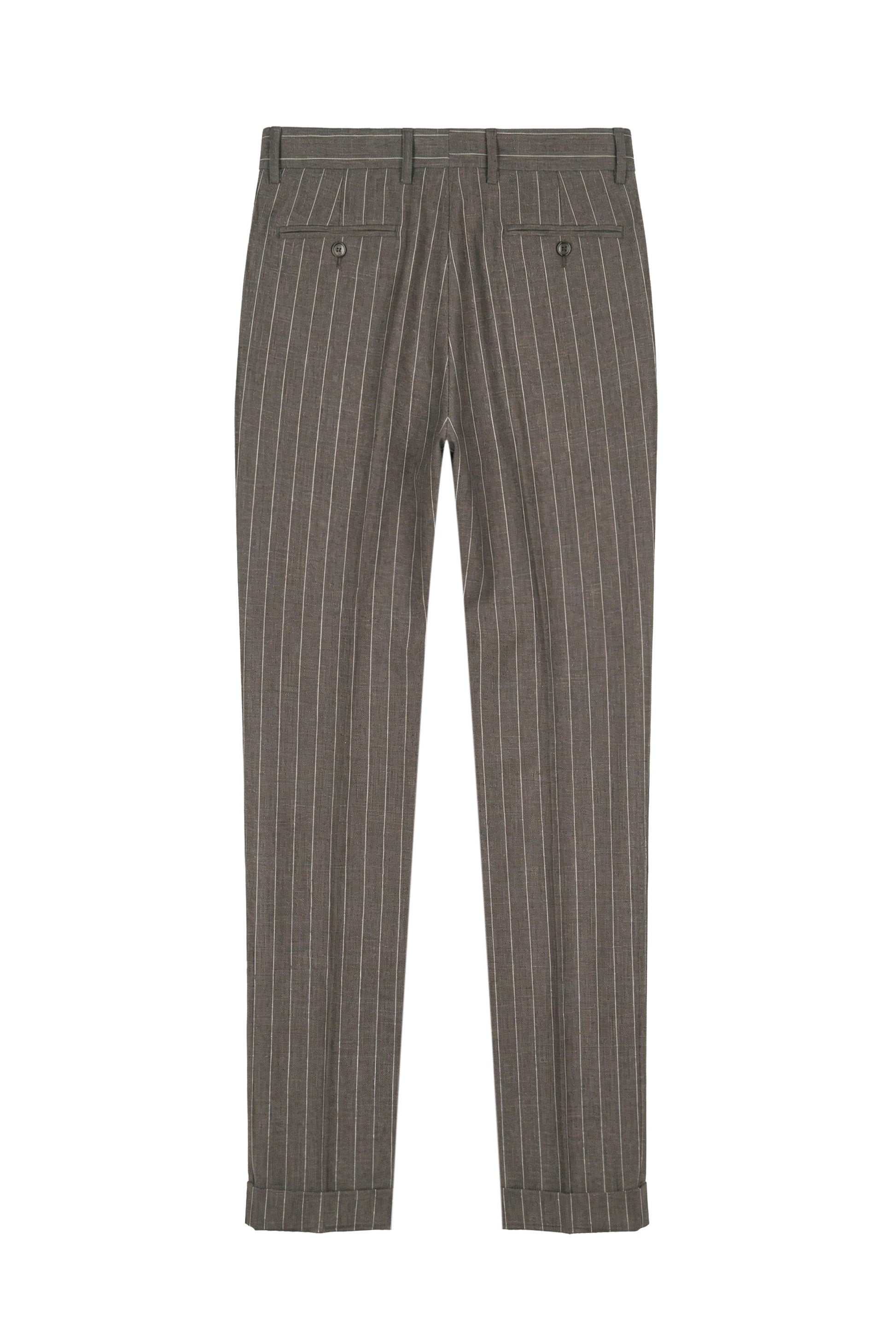 Double-breasted pinstripe suit - Loro Piana® fabrics - MONTEZEMOLO
