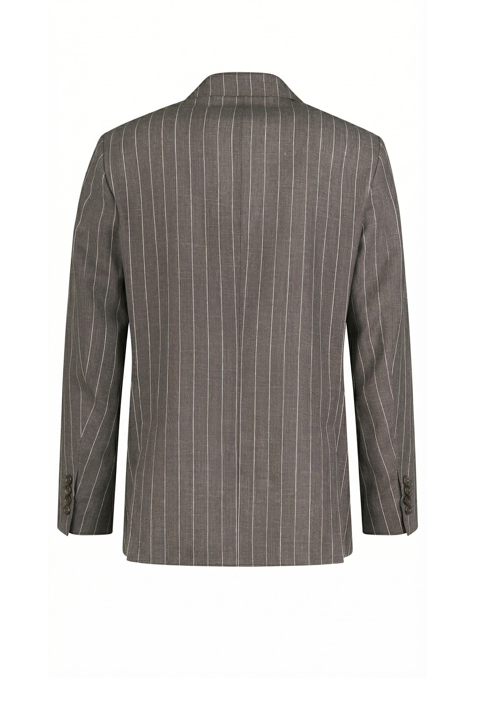 Double-breasted pinstripe suit - Loro Piana® fabrics - MONTEZEMOLO