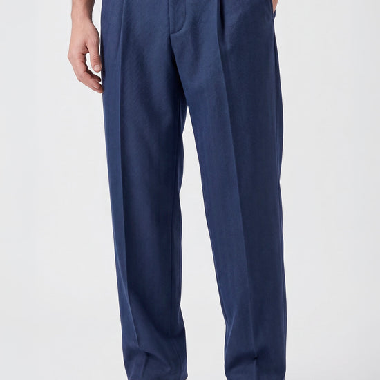 ZMART trousers herringbone stretch fabric - MONTEZEMOLO