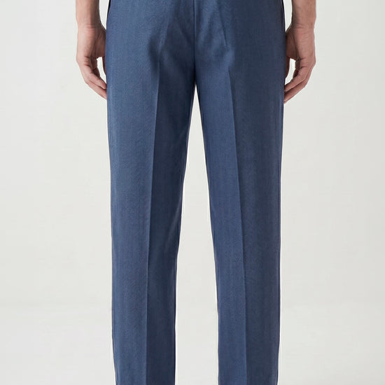 ZMART trousers herringbone stretch fabric - MONTEZEMOLO