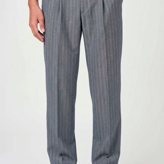 Drawstring trousers hopsack fabric - MONTEZEMOLO