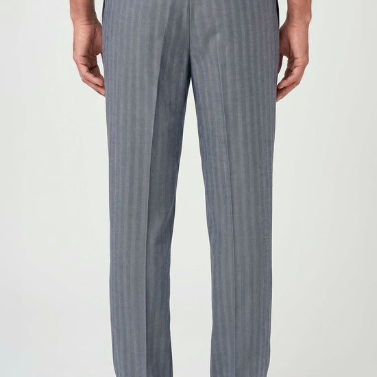 Drawstring trousers hopsack fabric - MONTEZEMOLO