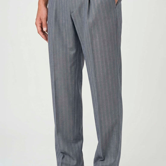 Drawstring trousers hopsack fabric - MONTEZEMOLO