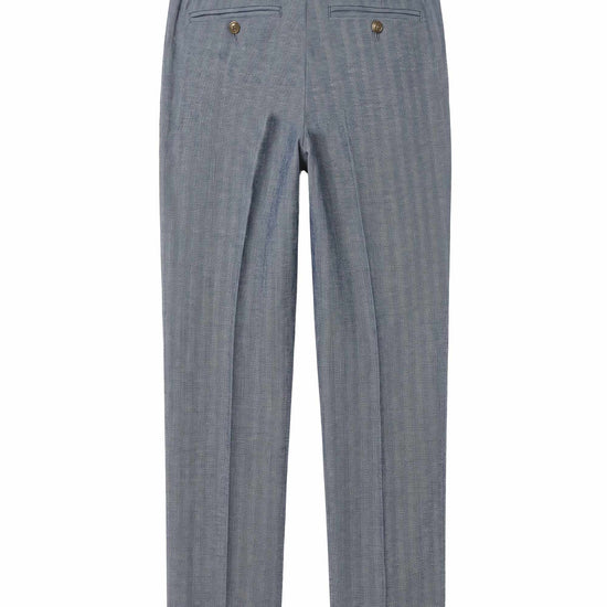 Drawstring trousers hopsack fabric - MONTEZEMOLO