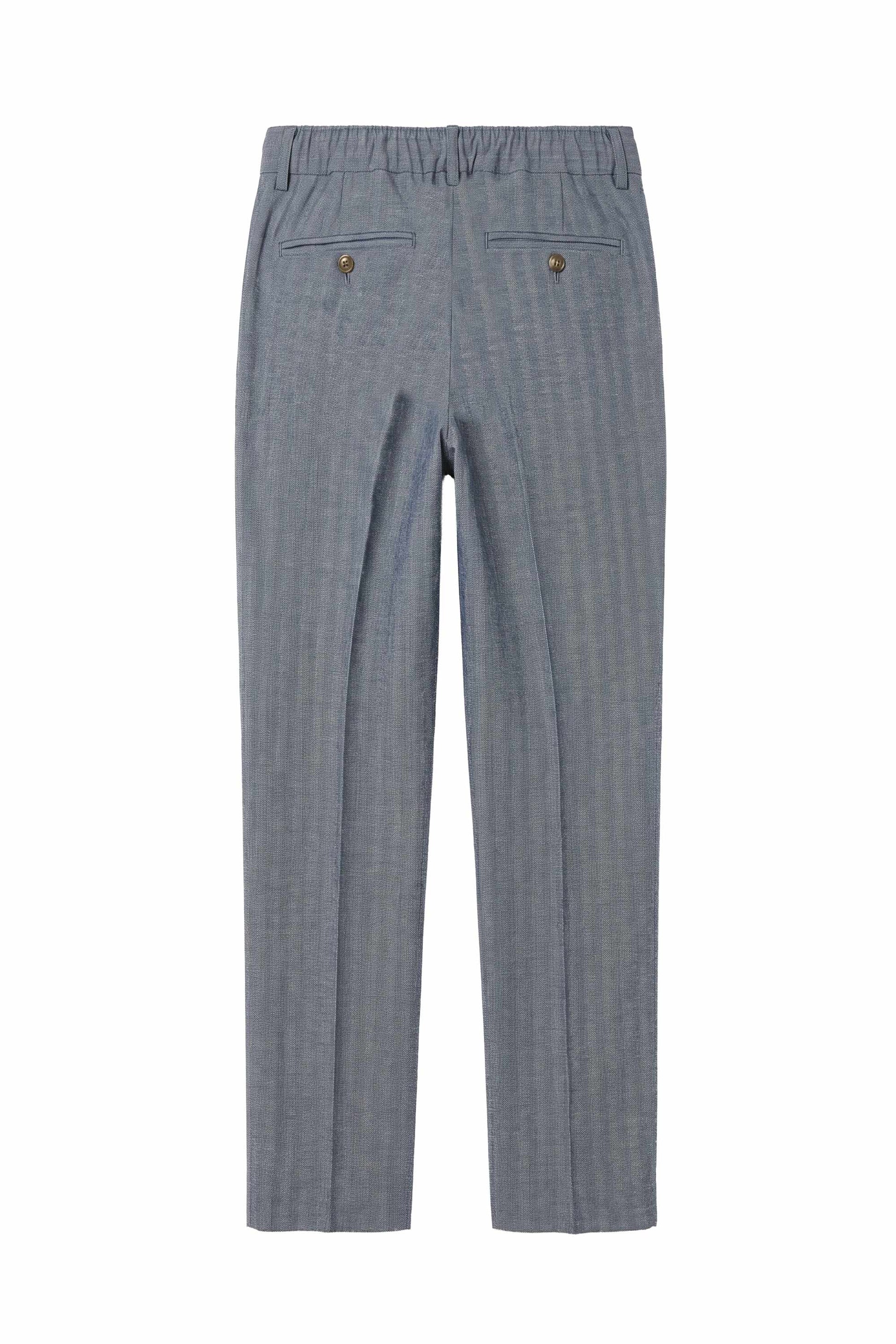 Drawstring trousers hopsack fabric - MONTEZEMOLO