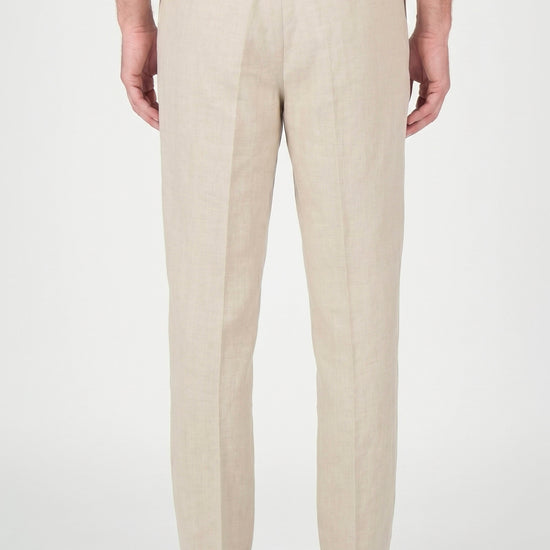 Drawstring trousers hopsack fabric - MONTEZEMOLO