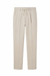 Drawstring trousers hopsack fabric - MONTEZEMOLO