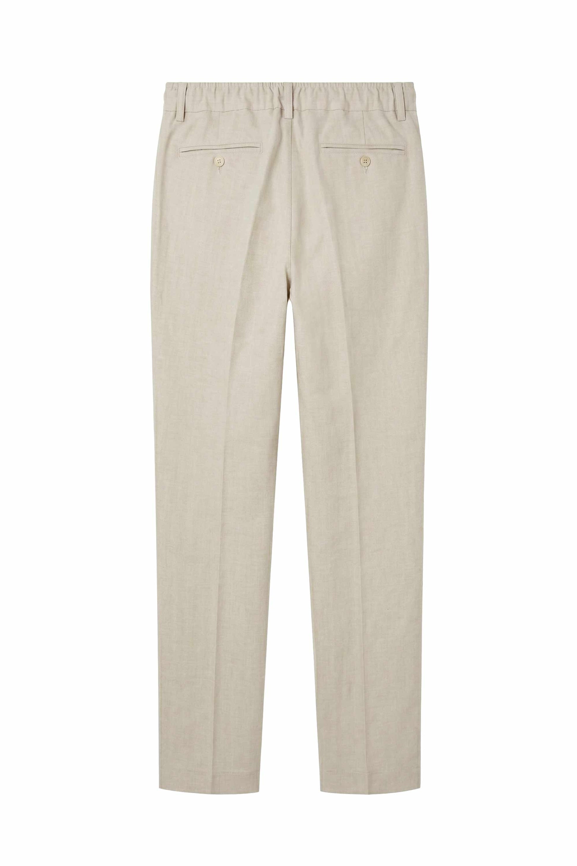 Drawstring trousers hopsack fabric - MONTEZEMOLO