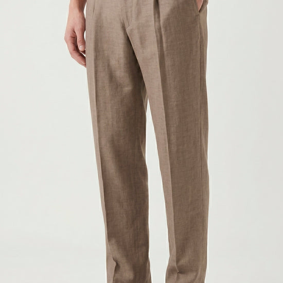 Drawstring trousers hopsack fabric - MONTEZEMOLO