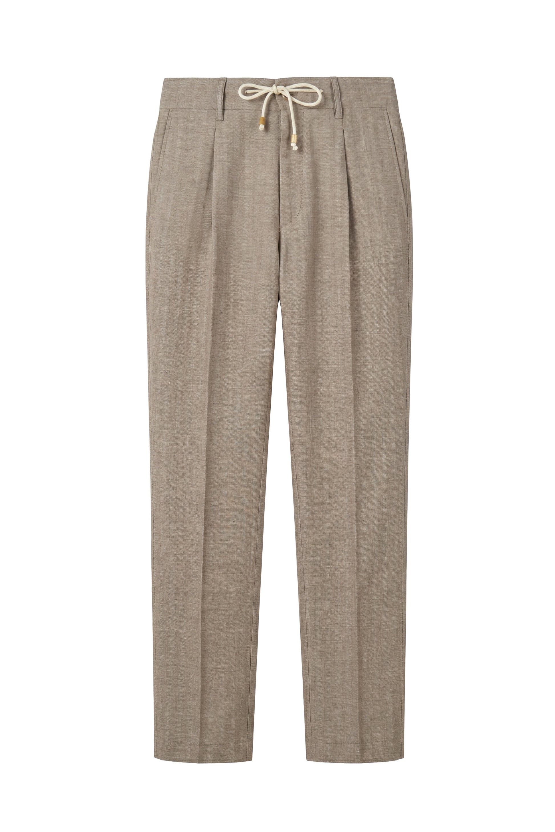 Drawstring trousers hopsack fabric - MONTEZEMOLO