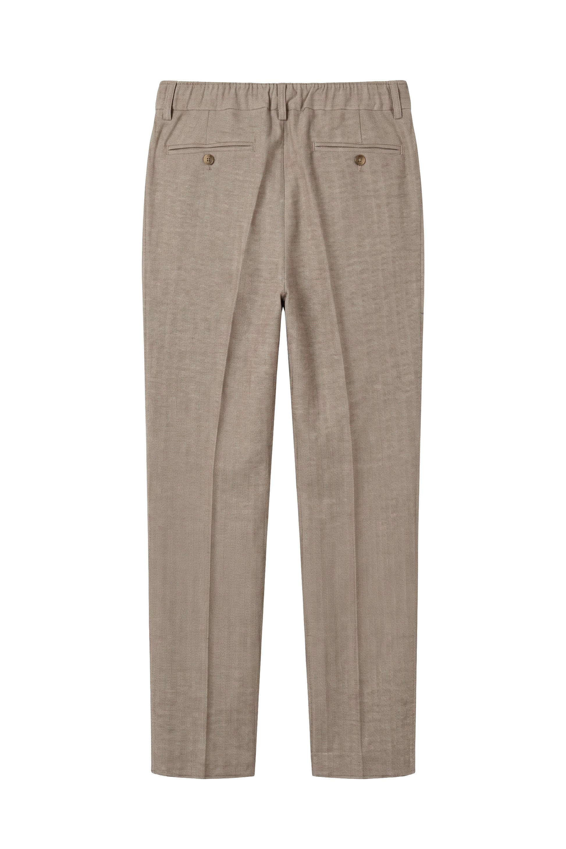 Drawstring trousers hopsack fabric - MONTEZEMOLO