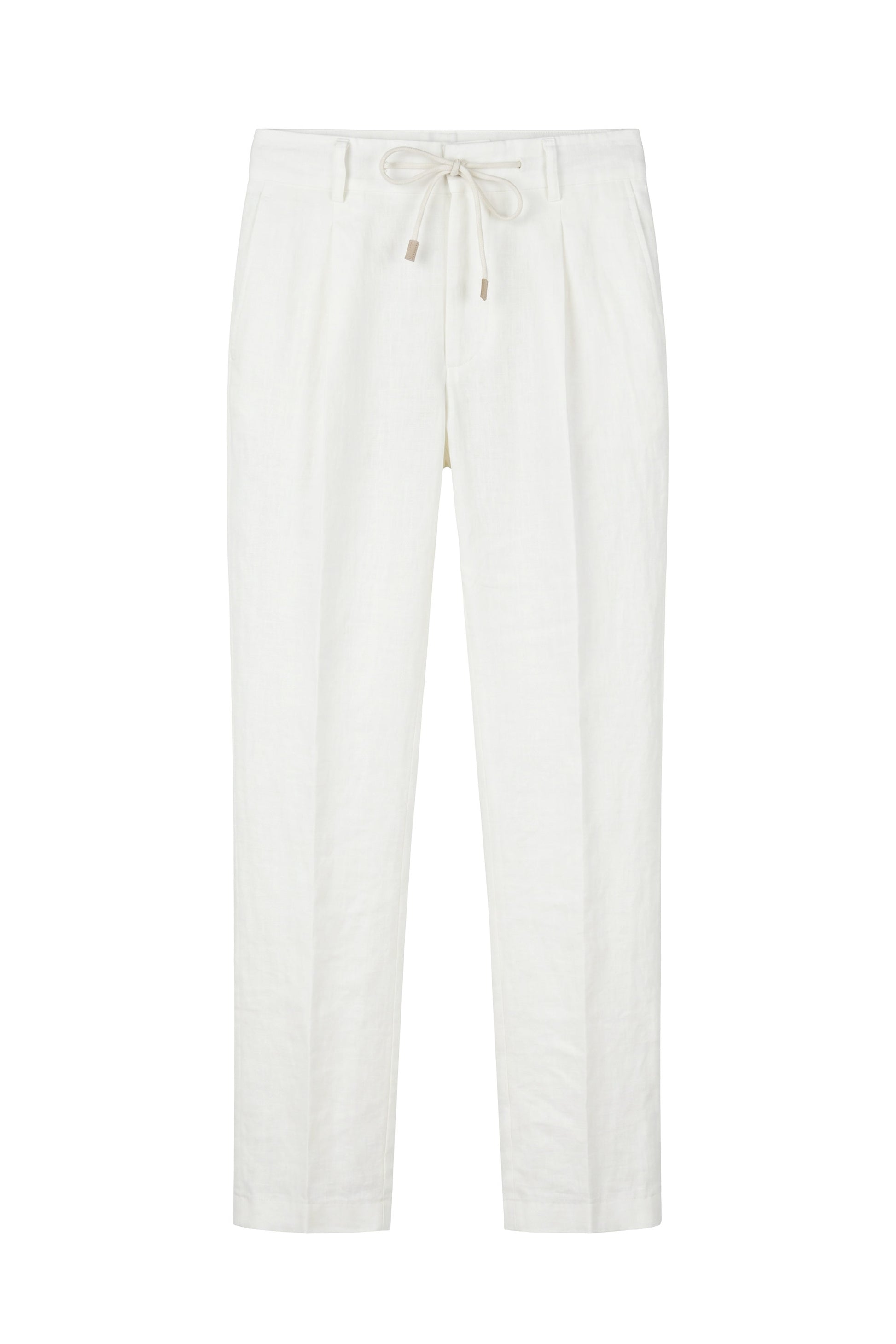 Pure linen drawstring trousers - MONTEZEMOLO