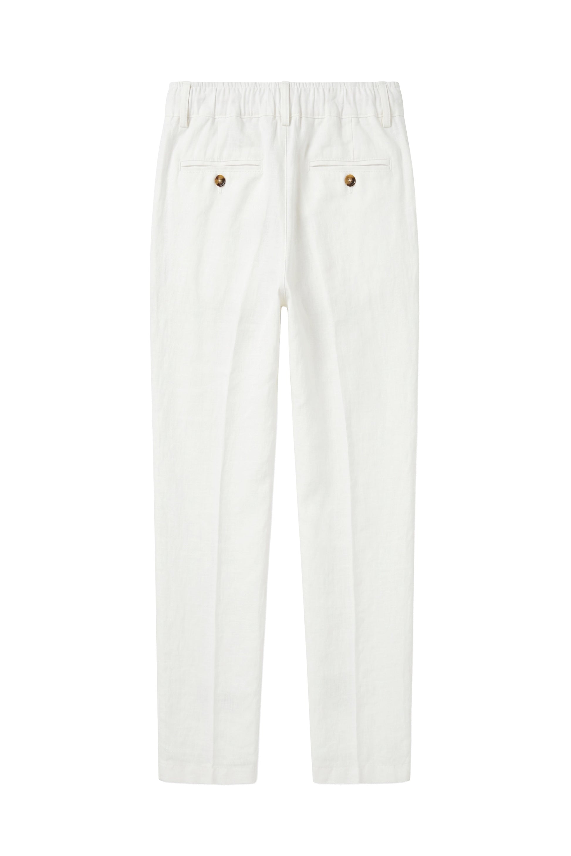 Pure linen drawstring trousers - MONTEZEMOLO