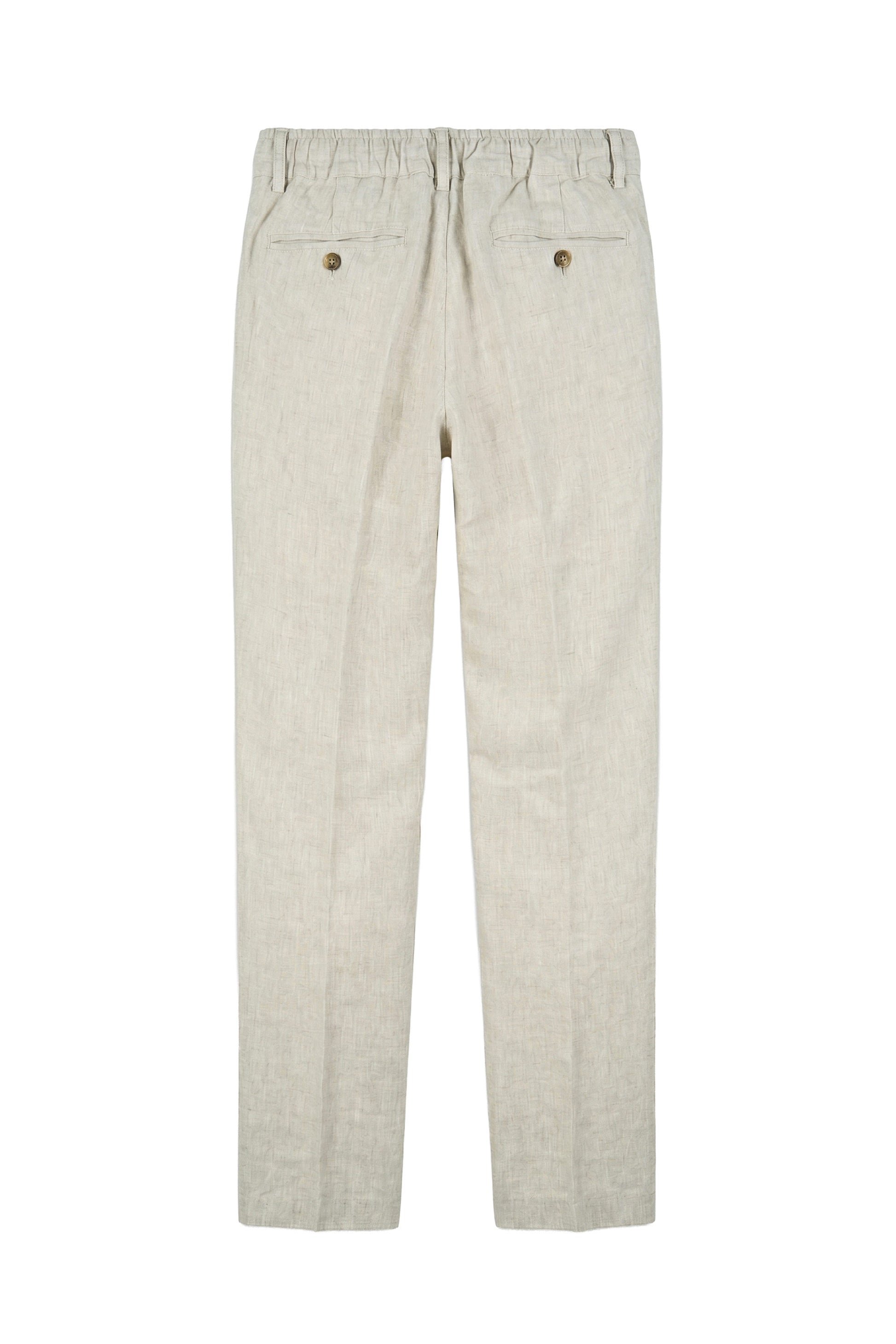 Pure linen drawstring trousers - MONTEZEMOLO