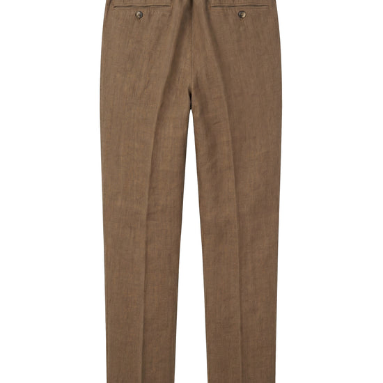 Pure linen drawstring trousers - MONTEZEMOLO