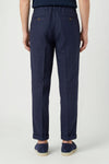 Pure linen drawstring trousers - MONTEZEMOLO