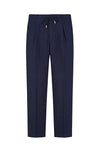 Pure linen drawstring trousers - MONTEZEMOLO