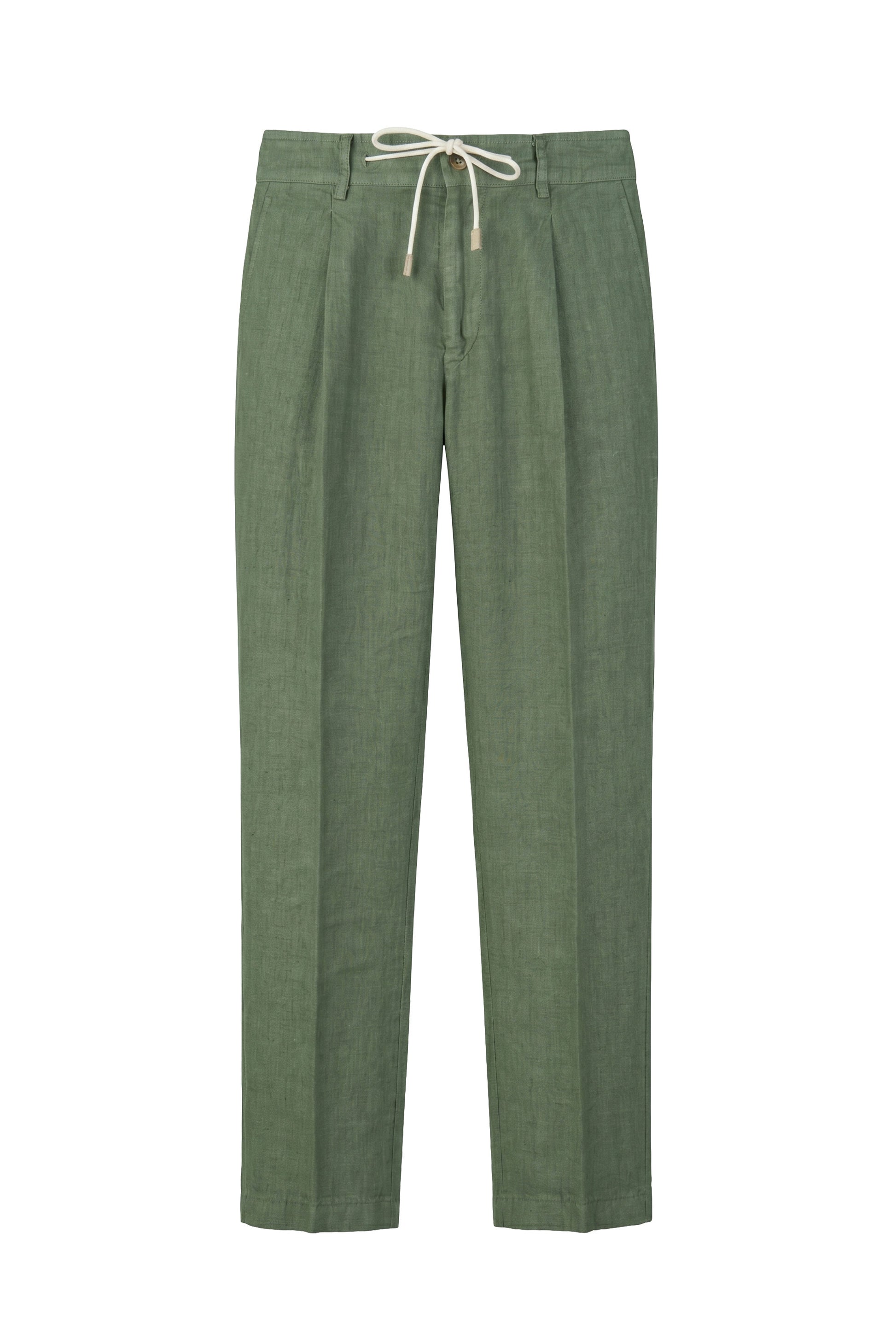 Pure linen drawstring trousers - MONTEZEMOLO