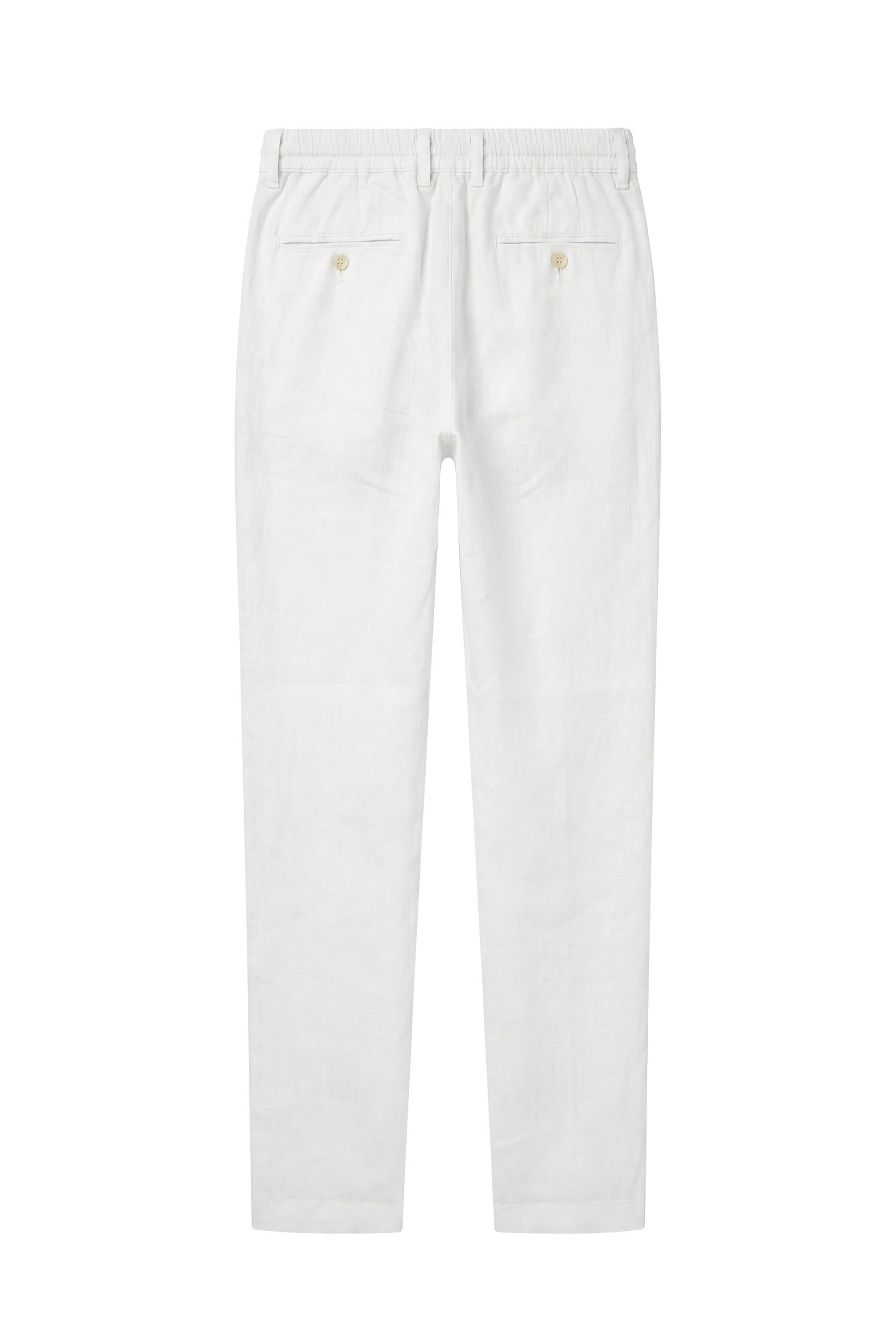 Linen and cotton trousers with drawstring - MONTEZEMOLO