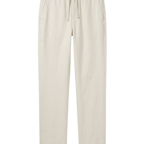 Linen and cotton trousers with drawstring - MONTEZEMOLO