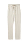 Linen and cotton trousers with drawstring - MONTEZEMOLO
