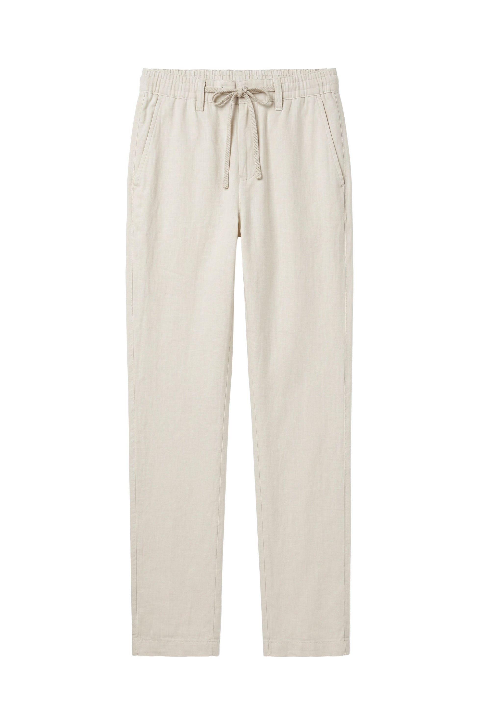 Linen and cotton trousers with drawstring - MONTEZEMOLO