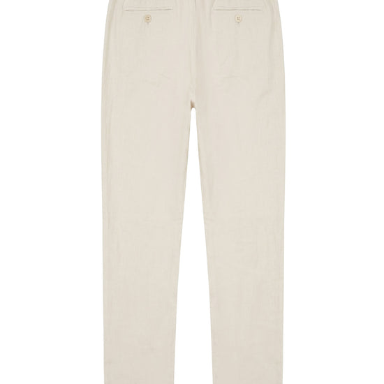 Linen and cotton trousers with drawstring - MONTEZEMOLO