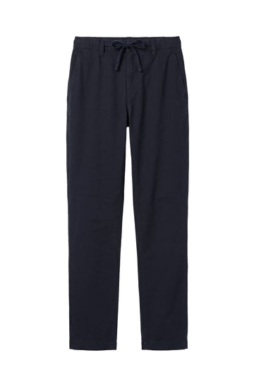 Linen and cotton trousers with drawstring - MONTEZEMOLO